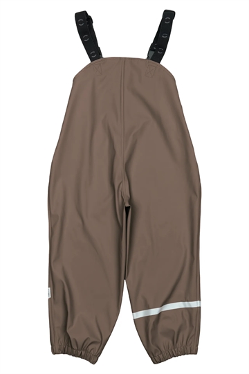 Mikk-Line Regntøj - med seler - Chocolate Chip i brun