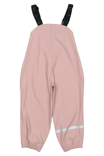 Mikk-Line Regntøj - med seler - Woodrose i rosa