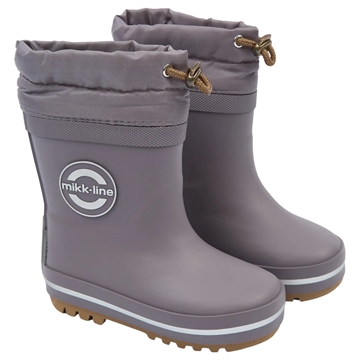 Mikk-Line Termostøvler - Winter Wellies - Shark - i lilla