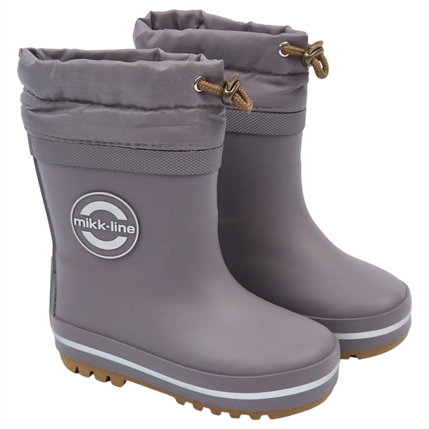 Mikk-Line Termostøvler - Winter Wellies - Shark - i lilla