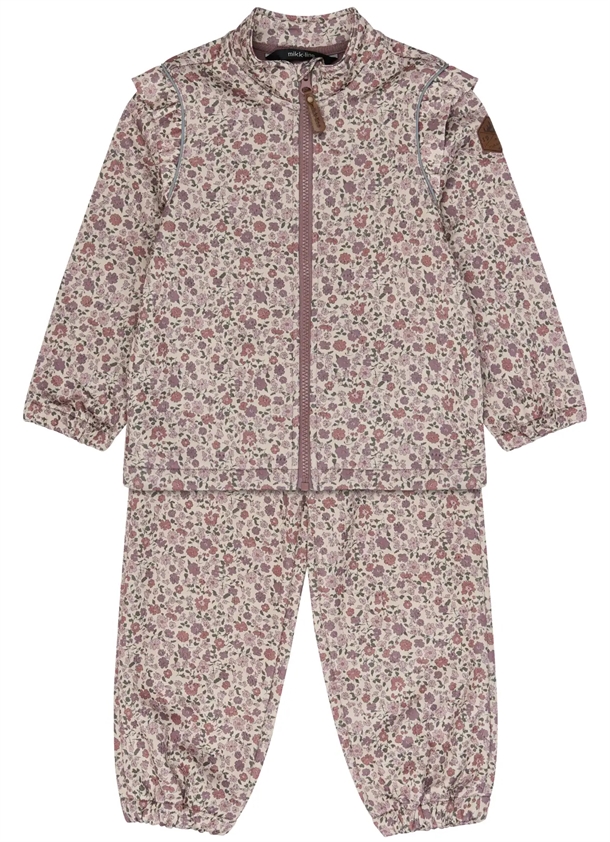 Mikk-Line Termotøj - Soft Thermal - Frill - Floral Sketch AOP