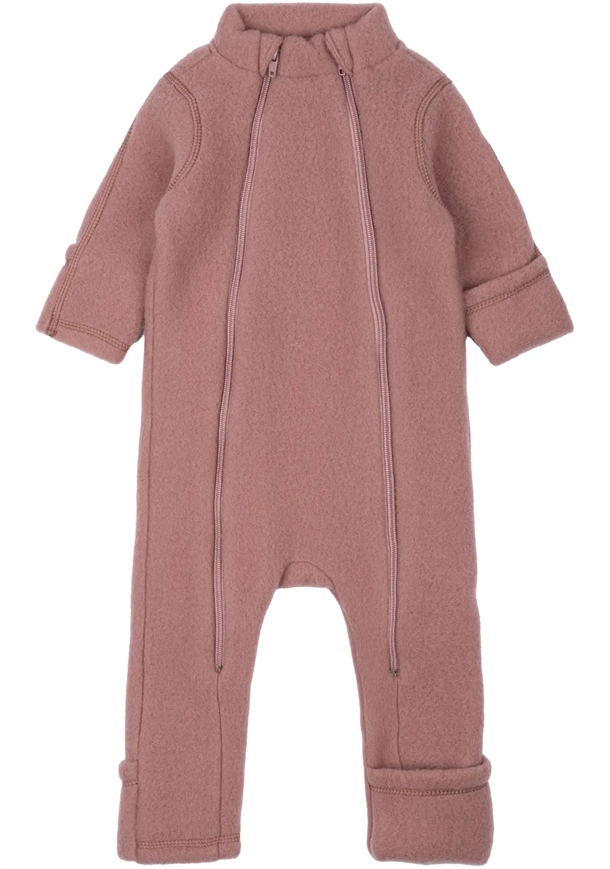 Mikk-Line Ulddragt - Dobbelt lynlås & ombuk - Burlwood