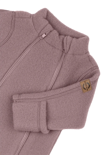Mikk-Line Ulddragt - Dobbelt lynlås & ombuk - Twilight Mauve