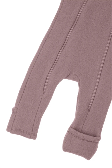 Mikk-Line Ulddragt - Dobbelt lynlås & ombuk - Twilight Mauve