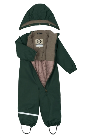 Mikk-line Flyverdragt - Snow Suit - Darkest Sprouse i flot grøn
