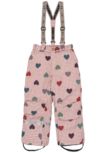Mikk-line Skibukser - 20.000 mm - Heart - med hjerter
