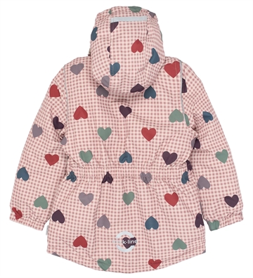 Mikk-line Vinterjakke - 20.000 mm - Heart AOP - med hjerter