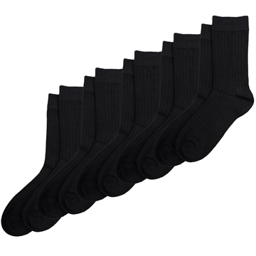 Minipop Strømper - Bambus - Sort - 5-pak