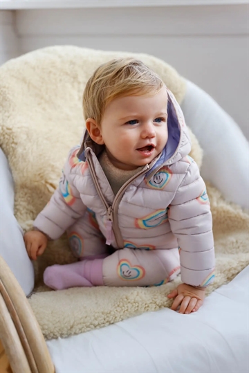 Molo Jakke Harmony Baby Aura Heart med smiley-hjerte