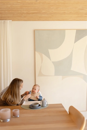 Mushie Food Feeder Cambridge Blue 2-pak