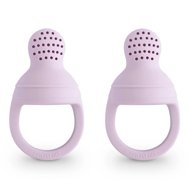 Mushie Food Feeder Lilac 2-pak - BabyRiget.dk