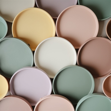 Mushie Tallerken Classic Silikone Blush med sugekop