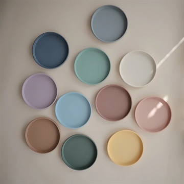 Mushie Tallerken med sugekop Classic Silikone Tradewinds