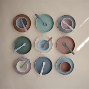 Mushie Tallerken med sugekop Classic Silikone Tradewinds