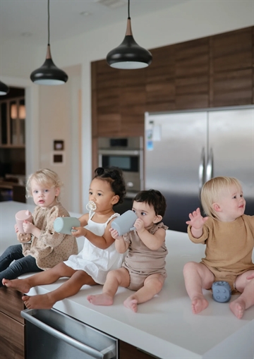 Mushie Tudkop - Håndtag - Blush i rosa