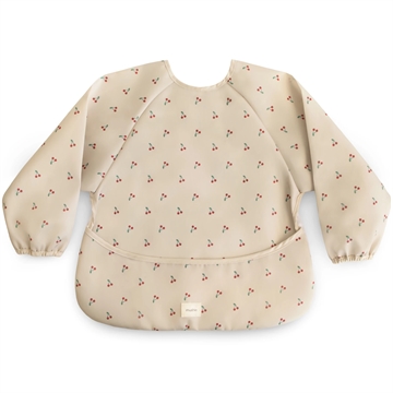 Mushie hagesmæk med ærmer - Cherries