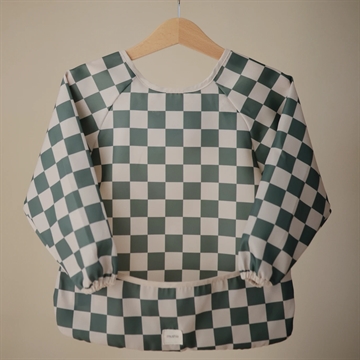 Mushie hagesmæk med ærmer - Olive Check