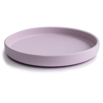 Mushie tallerken Med Sugekop Classic Silikone Soft Lilac