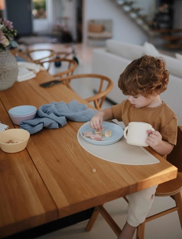 Mushie tallerken Powder Blue