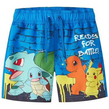 Name It Badebukser - Pokemon - NmmMeer - Electric Blue Lemonade