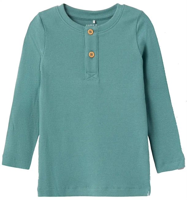 11: Name It Bluse Duller Mineral Blue
