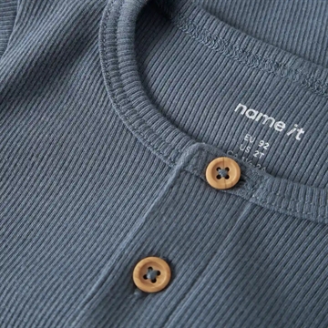 Name It Bluse - Kab - Blue Mirage - i blå