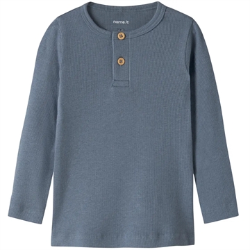Name It Bluse - Kab - Blue Mirage - i blå