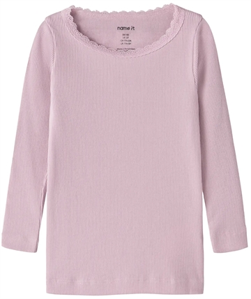 Name It Bluse - Kab - Fragrant Lilac - i pastelrosa