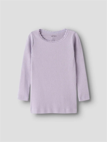 Name It Bluse - Kab - Lavender Gray i lilla