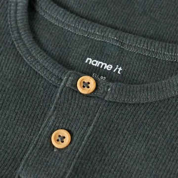 Name It Bluse - Kab - Urban Chic Melange - i meleret grå