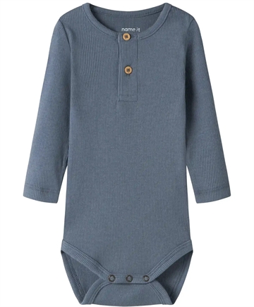 Name It Body - Kab Knapper - Blue Mirage - i blå