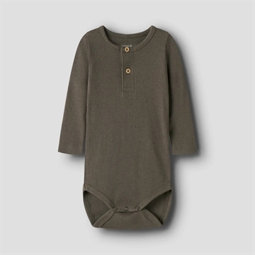 Name It Body - Kab Knapper - Morel - i brun