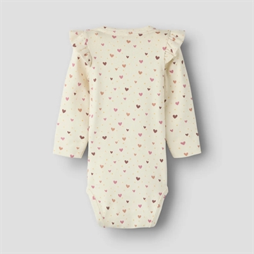 Name It Body - nbfHayla - Almond Milk med hjerter