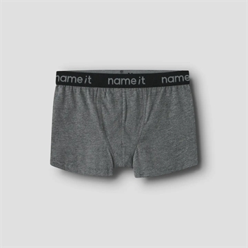 Name It Boxershorts - 3-pak - Tea Leaf/Dark Grey Melange