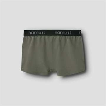 Name It Boxershorts - 3-pak - Tea Leaf/Dark Grey Melange