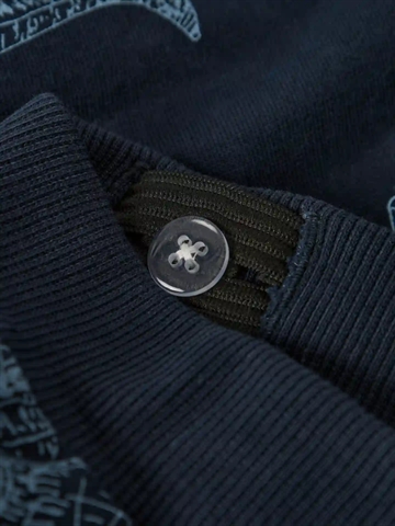 Name It Bukser - NmmVaron - Dark Sapphire Dino - i mørkeblå med dinosaur print