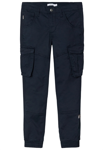 Name It Bukser - nkmRyan - Cargo - Dark Sapphire i mørkeblå