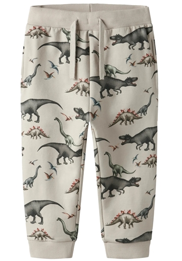 Name It Dino Bukser - nmmBERTIL Sweat - Pumice Stone