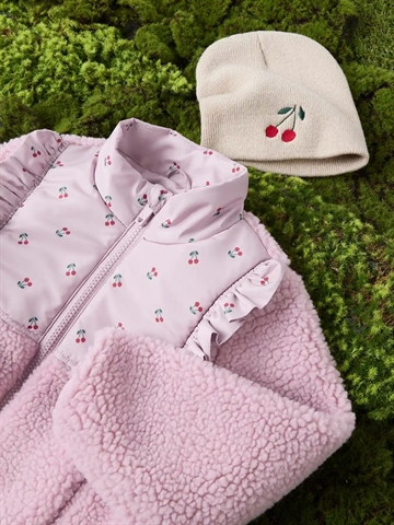 Name It Fleece Jakke - nmfMinna Teddy - Keepsake Lilac