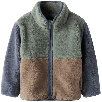 Name It Fleece Jakke - nmmMimba Sherpa - Chinois Green