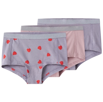 Name It Hipster - 3-pak - Lavender Hearts