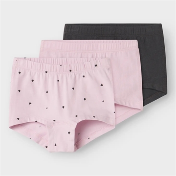 Name It Hipster - 3-pak NMFTIGHTS - Winsome Orchid Hearts