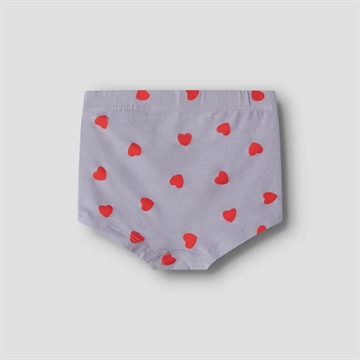 Name It Hipster - 3-pak nmfThights - Lavender Hearts