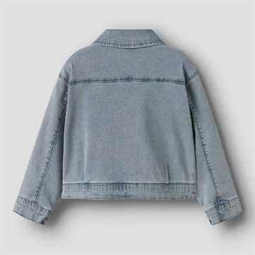 Name It Jakke - Denim Frill - nmfJulia - Light Blue Denim