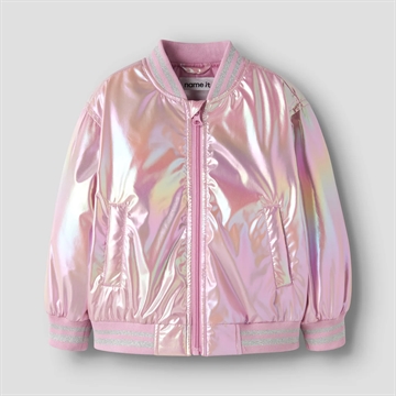 Name It Jakke - nmfMolina - Bomber Shiny - Moonlite Mauve