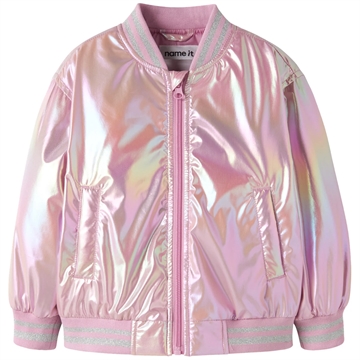 Name It Jakke - nmfMolina - Bomber Shiny - Moonlite Mauve