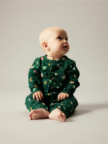 Name It Julenatdragt - Vismas - Botanical Garden - i grøn