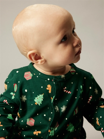 Name It Julenatdragt - Vismas - Botanical Garden - i grøn