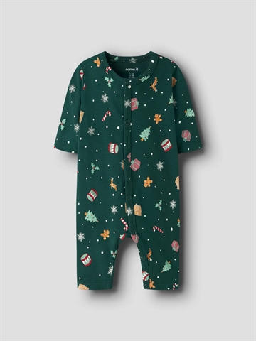 Name It Julenatdragt - Vismas - Botanical Garden - i grøn
