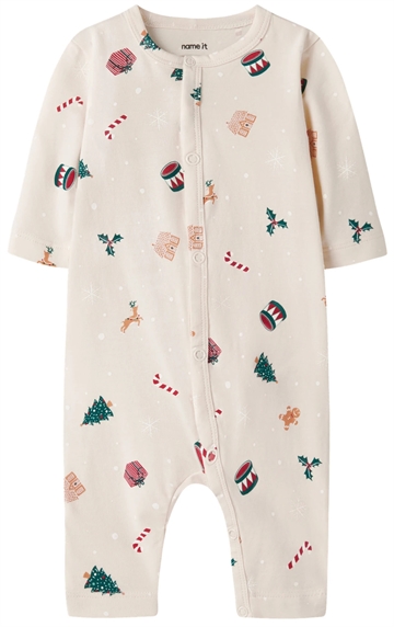 Name It Julenatdragt - Vismas - Whitecap Gray